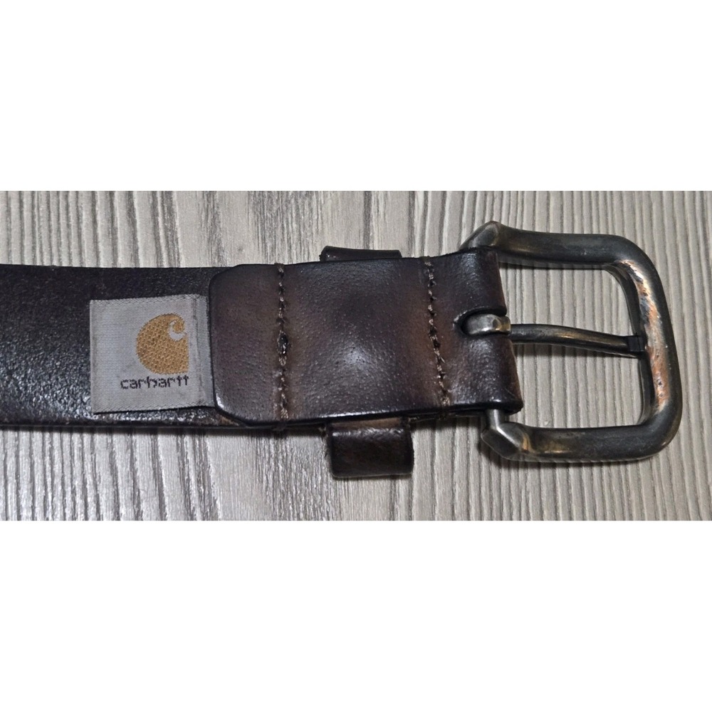 Carhartt WB5518-W Full Grain Leather Woman's Belt Sz XL Brown